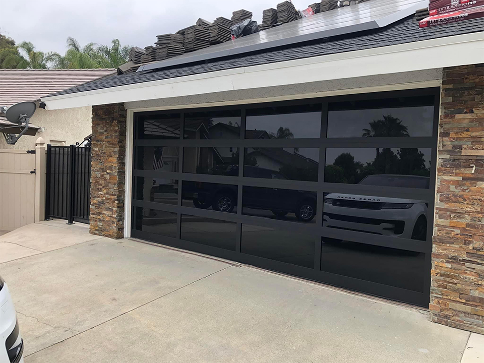 Aluminum Alloy Glass Garage Door
